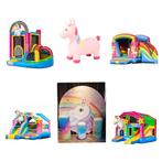 Unicorn springkussen te huur, Ophalen of Verzenden, Nieuw, Overige