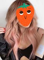 Rosegoud rose goud rose roze haarstuk hairpiece wig pruik, Ophalen, Nieuw, Pruik of Haarverlenging