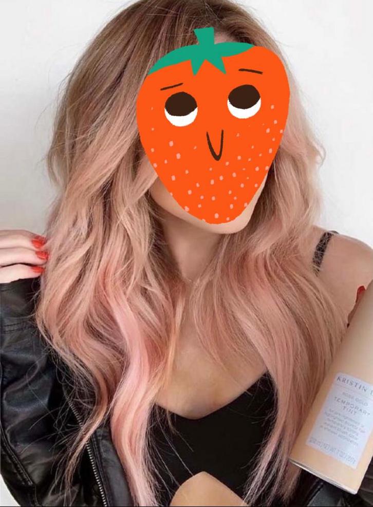 Rosegoud rose goud rose roze haarstuk hairpiece wig pruik, Sieraden, Tassen en Uiterlijk, Uiterlijk | Haarverzorging, Nieuw, Pruik of Haarverlenging