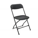 Zwarte stoelen huren in Hoogvliet – €0,84 per stuk, Ophalen, Zo goed als nieuw, Verjaardag