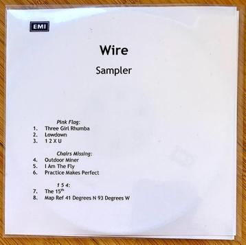 WIRE - PINK FLAG / CHAIRS MISSING / 154 - (8 TRACK PROMO CD) beschikbaar voor biedingen