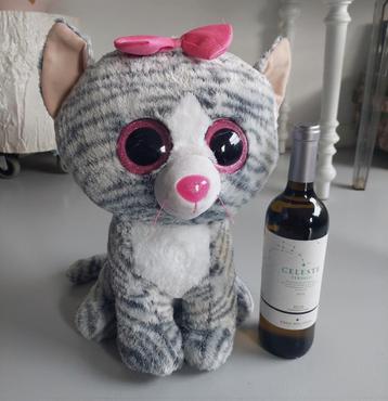 XL Knuffel TY Beanie Boo Kiki 42 cm Poes Kat Sinterklaas  beschikbaar voor biedingen