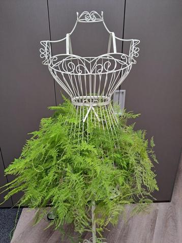 Paspop - Wit - Metaal beschikbaar voor biedingen