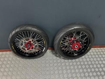 Haan Wheels 17" Supermoto set Yamaha / Fantic Nieuw ! beschikbaar voor biedingen