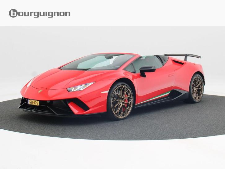 Lamborghini Huracán 5.2 V10 640 Pk Performante | Origineel, Auto's, Lamborghini, Bedrijf, Te koop, Huracan, 4x4, ABS, Achteruitrijcamera