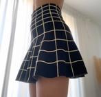 Rok met vierkanten patroon zwart wit contrast, Zwart, Ophalen of Verzenden, Zo goed als nieuw, Maat 34 (XS) of kleiner
