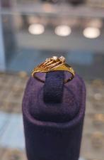 Diamant gouden ring 14k 0.25 ct, Nieuw, Ophalen of Verzenden, 17 tot 18, Goud