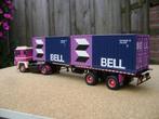 Tekno Scania 140 met 2x 20ft contaier De Wilde, Hobby en Vrije tijd, Modelauto's | 1:50, Ophalen of Verzenden, Nieuw, Bus of Vrachtwagen