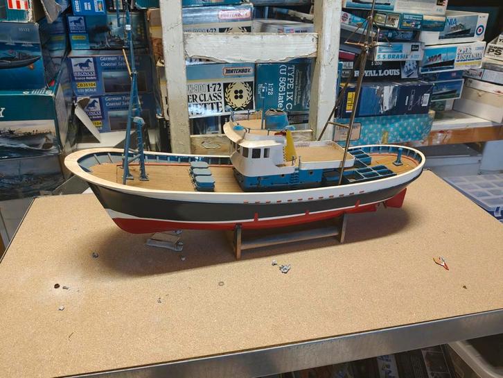 Marina 2 geheel kunstof&metaal rc geschikt, Hobby en Vrije tijd, Modelbouw | Boten en Schepen, Zo goed als nieuw, 1:32 tot 1:50