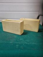 bloembakjes geel klein, Tuin en Terras, Bloempotten, Ophalen of Verzenden, 'T Olde Gre-j, Info@toldegrej.nl, Endepoelstraat 20f Didam