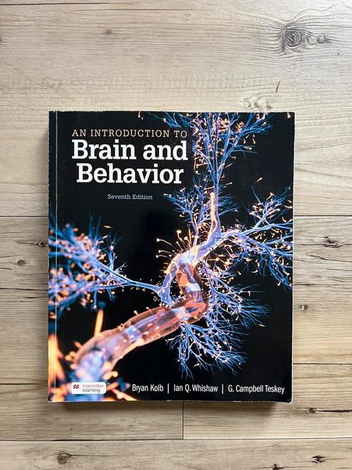 Brain and Behavior 7th edition, Boeken, Studieboeken en Cursussen, Gelezen, WO, Ophalen of Verzenden