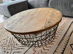 Houten salontafel - 90cm breed, Ophalen, Gebruikt, 50 tot 100 cm, Minder dan 50 cm
