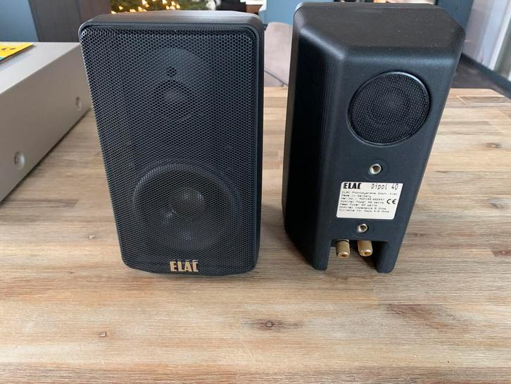 Elac Dipol 40, Audio, Tv en Foto, Luidsprekers, Zo goed als nieuw, Front, Rear of Stereo speakers, Minder dan 60 watt, Overige merken