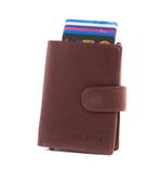 Figuretta leren card protector (nieuw), Overige merken, Bruin, Nieuw, Ophalen of Verzenden