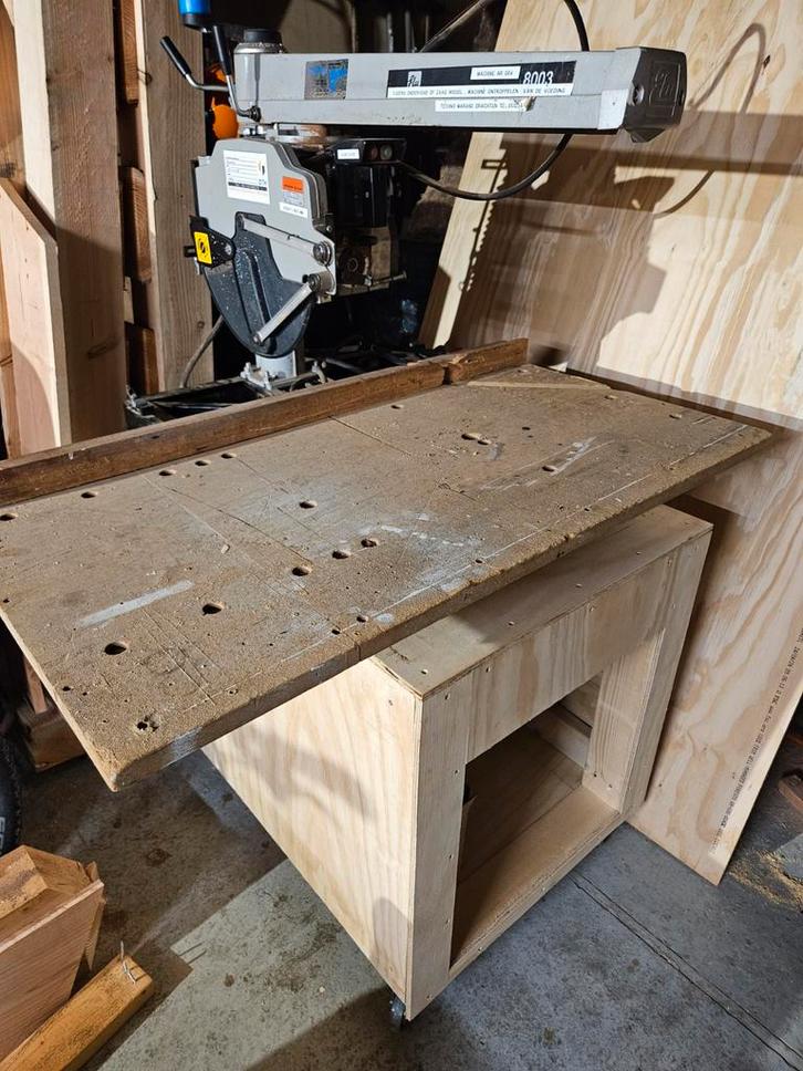 Elu 8003 Radiaalzaag - 400v, Doe-het-zelf en Verbouw, Gereedschap | Zaagmachines, Gebruikt, Overige typen, 1200 watt of meer, 70 mm of meer