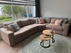 Hoekbank N-Joy Lucca kleur Taupe, Huis en Inrichting, Ophalen, Gebruikt, Stof, Lounge