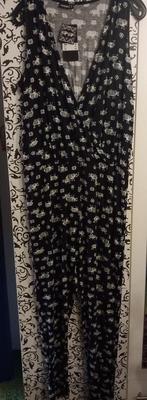 Jumpsuite maat 38 kleding olifant print broek overslagtop, Ophalen, Nieuw, Maat 38/40 (M)