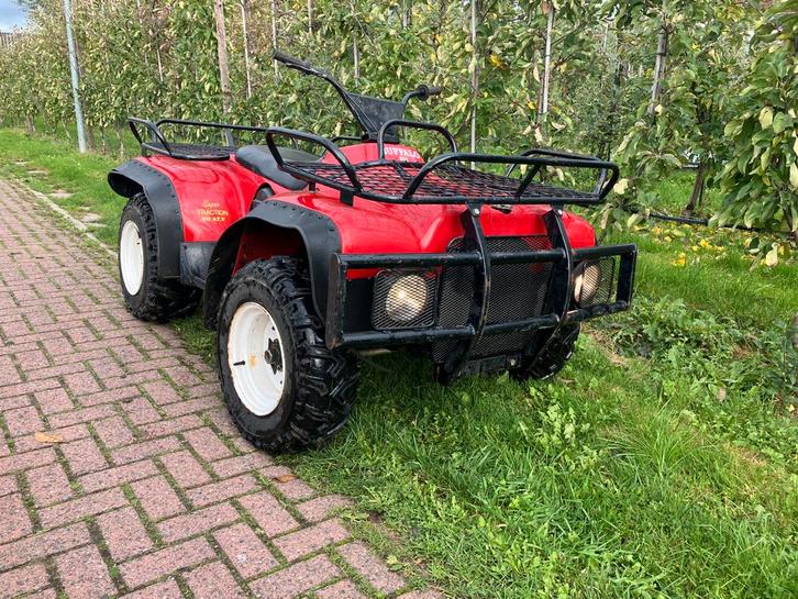 Zeldzaam!! Diesel quad met aanhanger, Motoren, Quads en Trikes, Ophalen