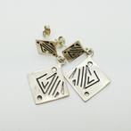 Vintage zilveren oorbellen, Sieraden, Tassen en Uiterlijk, Oorbellen, Gebruikt, Verzenden, Nvt, Knopjes of Stekers
