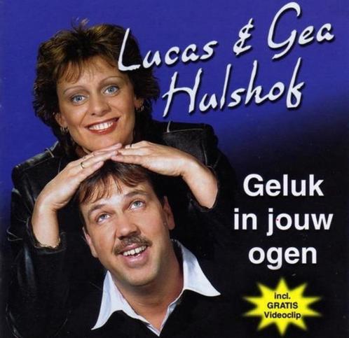 Lucas en Gea - Geluk in jouw ogen CD, Cd's en Dvd's, Cd's | Nederlandstalig, Gebruikt, Levenslied of Smartlap, Ophalen of Verzenden