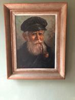 Schipper met Pijp - Olieverf A. Gior, Antiek en Kunst, Kunst | Schilderijen | Klassiek, Ophalen of Verzenden