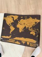 Wereldkaart scratch kaart, Boeken, Atlassen en Landkaarten, Ophalen of Verzenden, Zo goed als nieuw, 2000 tot heden, Landkaart