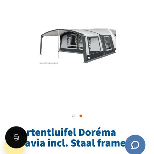 Dorema Octavia XL 270 Voortent omloopmaat 14, Caravans en Kamperen, Voortenten en Luifels, Zo goed als nieuw, Ophalen