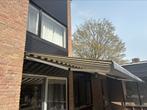 Zonnescherm elektrisch 6 meter, Tuin en Terras, Zonneschermen, Ophalen, Gebruikt, Knikarmscherm, Elektrisch