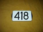 oud emaille huisnummer 418 ook 419 420 421 422 423 424 425, Antiek en Kunst, Antiek | Emaille, Ophalen of Verzenden