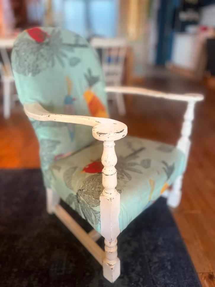 Robuuste Kamerstoel - Opknapper!, Antiek en Kunst, Antiek | Meubels | Stoelen en Banken, Ophalen