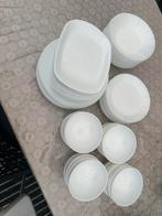 Witte schalen en borden, Ophalen of Verzenden, Zo goed als nieuw, Bord(en), Overige stijlen
