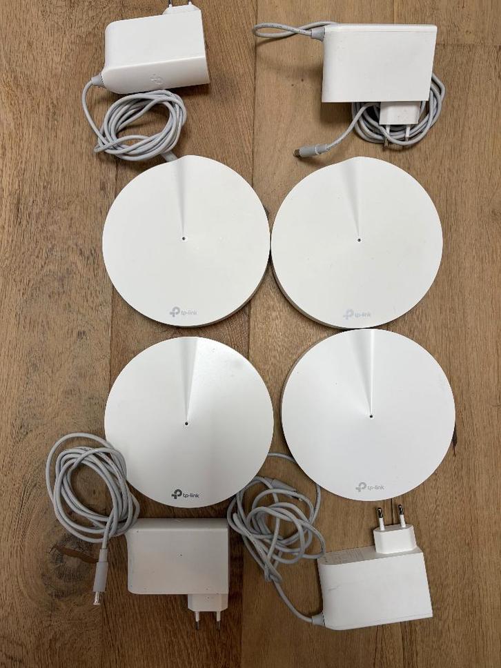 TP-Link Deco M9 Plus (4 stuks), Computers en Software, WiFi-versterkers, Gebruikt, Ophalen of Verzenden