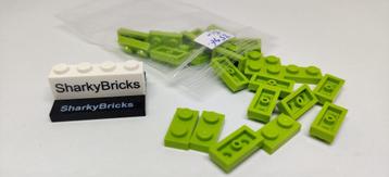 Lego 1x2 Plate Lime groen per 25 stuks (Nieuw) beschikbaar voor biedingen
