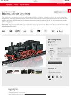 Maklin HO no.39781 Stoomlok BR 78.10 DB, Hobby en Vrije tijd, Modeltreinen | H0, Ophalen, Wisselstroom, Locomotief, Nieuw