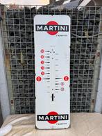 Vintage Martini Thermometer Emaille Reclamebord, Ophalen