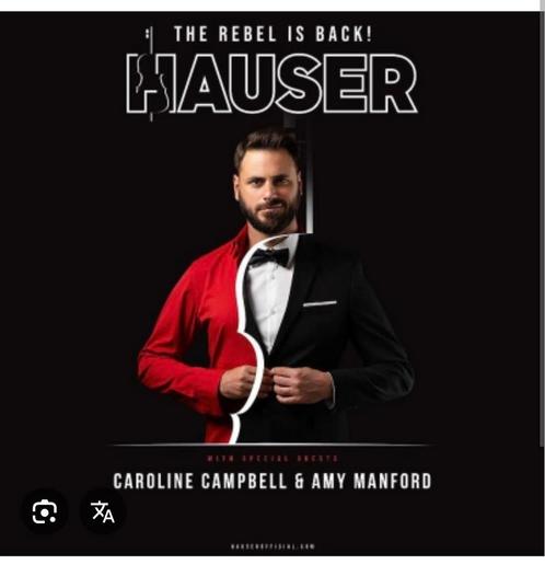 HAUSER - The Rebel is Back! 8 november Ziggo Dome, Tickets en Kaartjes, Concerten | Klassiek, Twee personen