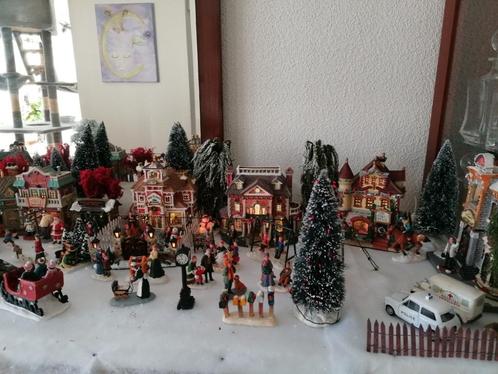 Een groot kerstdorp compleet van lemax/intratuin, Diversen, Kerst, Gebruikt, Ophalen of Verzenden