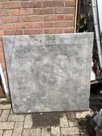 Hardstenen tafelblad 100x100x3 cm., Tuin en Terras, Tuintafels, Ophalen, Vierkant, Overige materialen