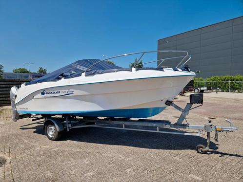 525 quicksilver flamingo, Watersport en Boten, Speedboten, Zo goed als nieuw, 3 tot 6 meter, Benzine, 70 tot 120 pk, Polyester