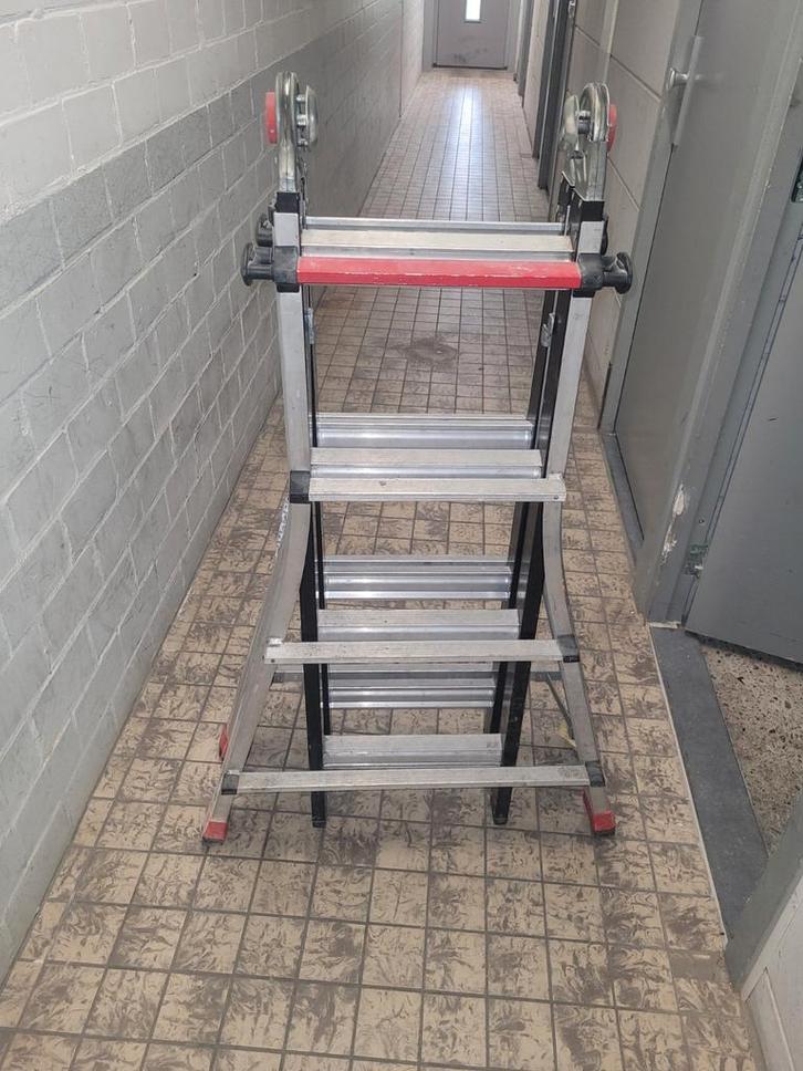 Altrex Pro+ Varitrex Teleprof 4x4 Ladder, Doe-het-zelf en Verbouw, Ladders en Trappen, Ophalen