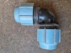 Tyleen 32mm knie bocht (2x klem), Bochten, Pvc, Zo goed als nieuw, Minder dan 2 meter