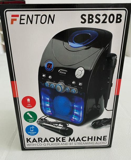 Nieuw Fenton SBS20B karaoke machine, Audio, Tv en Foto, Professionele Audio-, Tv- en Video-apparatuur, Nieuw, Audio, Ophalen of Verzenden