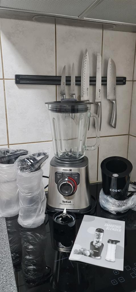 Tefal Perfectmix+ & Cook It Smoothie Blender, Witgoed en Apparatuur, Blenders, Zo goed als nieuw, Blender, Ophalen of Verzenden