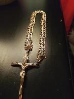 Ketting met kruis groot, Ophalen of Verzenden, Nieuw, Sieraad, Christendom | Katholiek