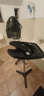 Kapperswasbak en droogkap., Ophalen of Verzenden, Gebruikt