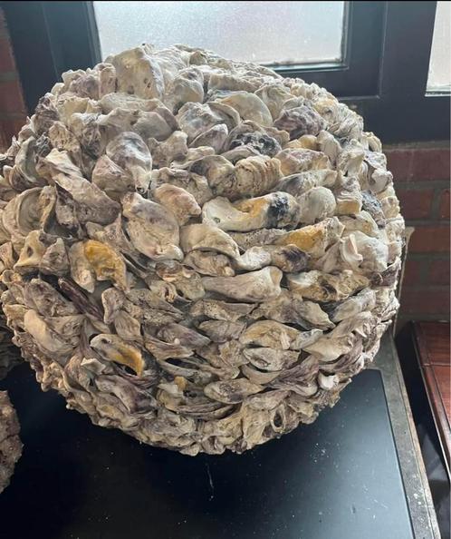 Decoratie oester ballen schelpen, Huis en Inrichting, Woonaccessoires | Kransen, Ophalen