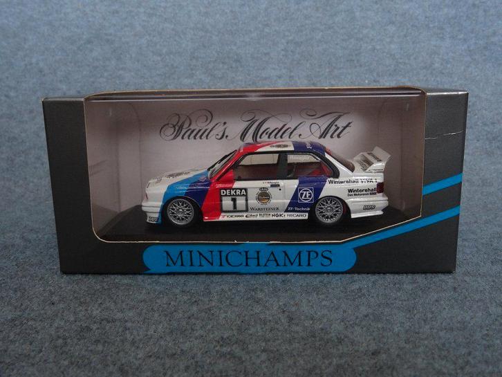 BMW E30 M3 DTM 1991 #16 Linder Heger Minichamps 1:43 OVP, Hobby en Vrije tijd, Modelauto's | 1:43, Gebruikt, Auto, MiniChamps