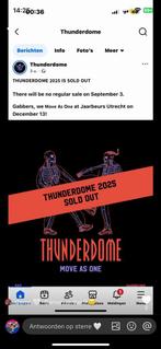 Thunderdome ticket, Tickets en Kaartjes, Eén persoon