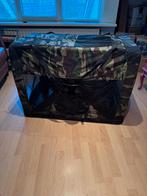 Opvouwbare reisbench – camouflage – 100 x 60 x 70 cm, Dieren en Toebehoren, Ophalen, Zo goed als nieuw