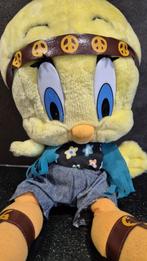 Vintage Tweety knuffel Hippie, Looney Tunes, 50 cm. 5A14, Kinderen en Baby's, Speelgoed | Knuffels en Pluche, Tweedehands verkoop